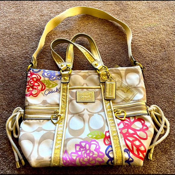 Coach Handbags - COACH multicolor medium to large size bag